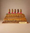 Hand Carved Solid Wood Gopuram for Pooja Mandapam | DDASSGPRM12 - D'DASS Store