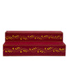 Red Hand painted Wooden Steps Altar for Wooden Home Temple | GOLU Stand Kolu Padi (Set of 2) - D'DASS Store