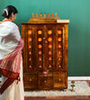 South Indian Style Solid Sheesham Wood Pooja Mandapam | DDASSMANDAP1041 - D'DASS Store