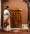 South Indian Style Solid Sheesham Wood Pooja Mandapam | DDASSMANDAP1041