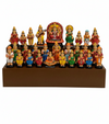 Wooden Steps Altar for Wooden Home Temple | GOLU Stand Kolu Padi (Set of 2)