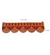 18" Handmade Bandarwal Torans for Entrance Door | Temple Decoration Items | Mandir Bandhanwar for Home|puja Room Decoration Items for Home | Diwali Decoration Item Door Hanging Toranam for Pooja Room - D'DASS Store