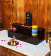 Distress Wooden Steps Altar for Wooden Home Temple | GOLU Stand Kolu Padi (Set of 2) - D'DASS Store