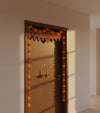 38" Handmade Bandarwal Torans for Entrance Door | Temple Decoration Items | Mandir Bandhanwar for Home|puja Room Decoration Items for Home | Diwali Decoration Item Door Hanging Toranam for Pooja Room - D'DASS Store