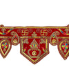 38" Handmade Bandarwal Torans for Entrance Door | Temple Decoration Items | Mandir Bandhanwar for Home|puja Room Decoration Items for Home | Diwali Decoration Item Door Hanging Toranam for Pooja Room - D'DASS Store