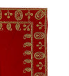 Handmade Red Velvet Puja Aasan | Puja Altar Cloth / Chowki Aasan / Kapda Mat for Puja Table for Puja Home Mandir and Temple - D'DASS Store