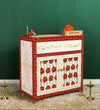 Wooden Puja Temple Cabinet for Home | WT2425Cabinet_WR - D'DASS Store