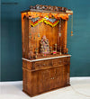 South Indian Style Solid Sheesham Wood Pooja Mandapam | Pooja Altar