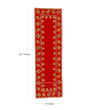 Handmade Red Velvet Puja Aasan | Puja Altar Cloth / Chowki Aasan / Kapda Mat for Puja Table for Puja Home Mandir and Temple