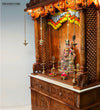 South Indian Style Solid Sheesham Wood Pooja Mandapam | Pooja Altar