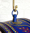 12" Classic Blue Double Sided Platform Wall Clock