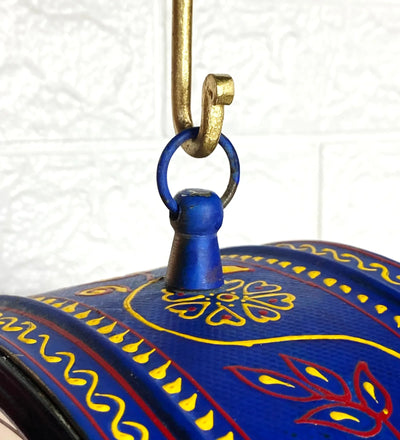 12" Classic Blue Double Sided Platform Wall Clock - D'DASS Store