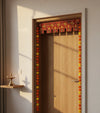 38" Handmade Bandarwal Torans for Entrance Door | Temple Decoration Items | Mandir Bandhanwar for Home|puja Room Decoration Items for Home | Diwali Decoration Item Door Hanging Toranam for Pooja Room - D'DASS Store