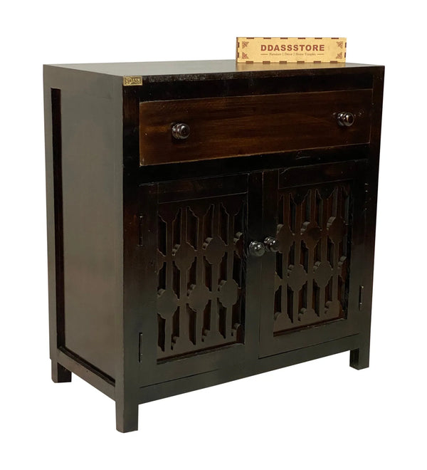 Wooden Puja Temple Cabinet for Home | WT2425Cabinet_Dist - D'DASS Store