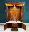 South Indian Style Solid Sheesham Wood Pooja Mandapam | Pooja Altar