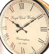 12" Multicolored Classic Double Sided Platform Wall Clock