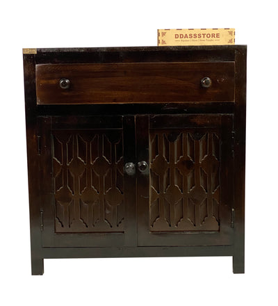 Wooden Puja Temple Cabinet for Home | WT2425Cabinet_Dist