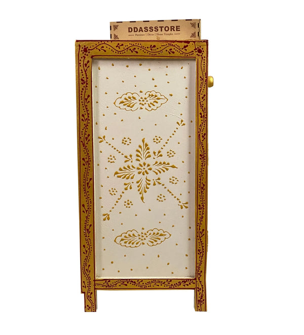 Wooden Puja Temple Cabinet for Home | WT2425Cabinet_RG - D'DASS Store