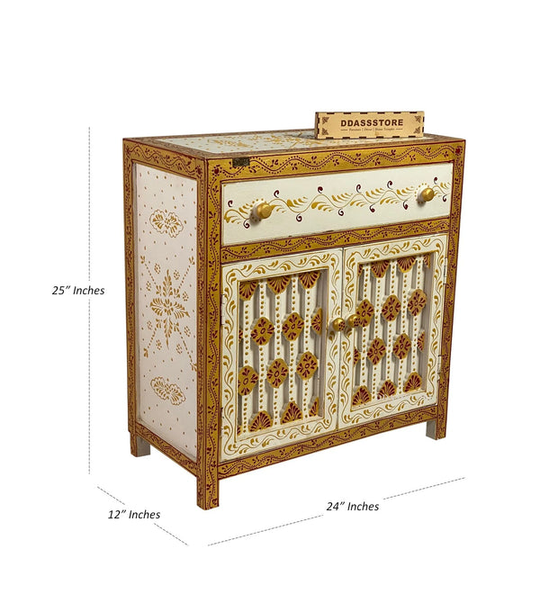 Wooden Puja Temple Cabinet for Home | WT2425Cabinet_RG - D'DASS Store