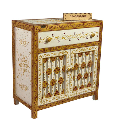 Wooden Puja Temple Cabinet for Home | WT2425Cabinet_RG - D'DASS Store