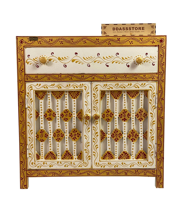 Wooden Puja Temple Cabinet for Home | WT2425Cabinet_RG - D'DASS Store