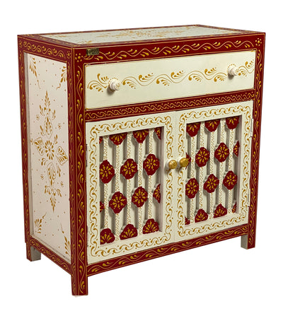 Wooden Puja Temple Cabinet for Home | WT2425Cabinet_WR