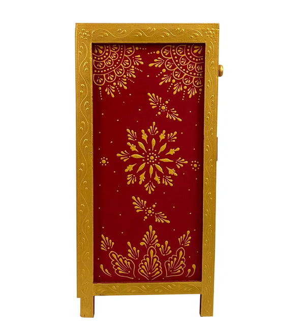 Wooden Puja Temple Cabinet for Home | WT2425Cabinet_Multi - D'DASS Store