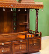 South Indian Style Solid Sheesham Wood Pooja Mandapam | DDASSMANDAP137