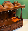 South Indian Style Solid Sheesham Wood Pooja Mandapam | DDASSMANDAP137