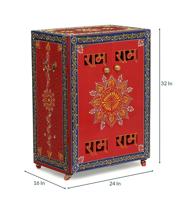 multicolor-pine---sheesham-wood-big-pooja-cabinet-with-door-by-d-dass-multicolor-pine---sheesham-woo-7uhcyw
