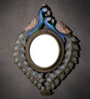 Handpainted Peacocks MDF wood Decorative Wall Mirror - D'DASS Store
