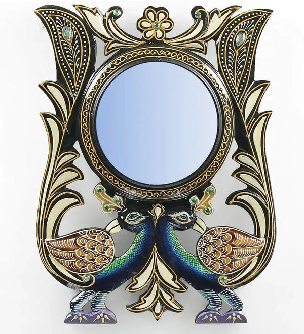 multicolour-pinewood---mdf-peacock-wall-mirror-by-d-dass-multicolour-pinewood---mdf-peacock-wall-mir-mnj2sk