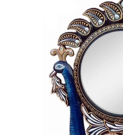 multicolour-pinewood---mdf-peacock-wall-mirror-by-d-dass-multicolour-pinewood---mdf-peacock-wall-mir-mtrw7x