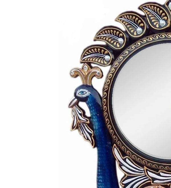 multicolour-pinewood---mdf-peacock-wall-mirror-by-d-dass-multicolour-pinewood---mdf-peacock-wall-mir-mtrw7x