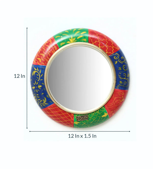 multicolour-pinewood---mdf-peacock-wall-mirror-by-d-dass-multicolour-pinewood---mdf-peacock-wall-mir-xmlnqb