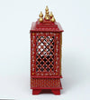 Wall hanging Sheesham MDF Wooden Pooja Mandir for home | DDASSWT2412RRD - D'DASS Store