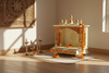 Wall Hanging Puja Temple Sheesham and MDF Wooden For Home | DDASSWT1822 RG - D'DASS Store