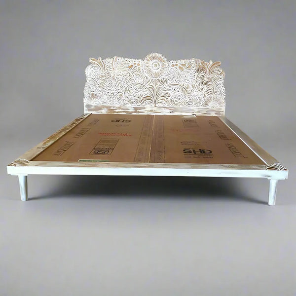 Farm Style Solid Wood King & Queen Size Bed - D'DASS Store