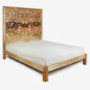 Jaisal HandCarved Wooden King & Queen Size Bed