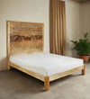 Jaisal HandCarved Wooden King & Queen Size Bed by D'DASS Store