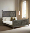 Odis HandCarved Wooden King & Queen Size Bed by D'DASS Store