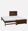 Liner Solid Wood Trundle Bed by D'DASS Store