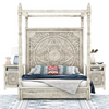 Heritage Canopy Solid Wood Four Poster Bed