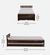 French Solid Wood Trundle Bed by D'DASS Store - D'DASS Store