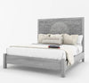 Grey Solid Wood King & Queen Size Bed - D'DASS Store