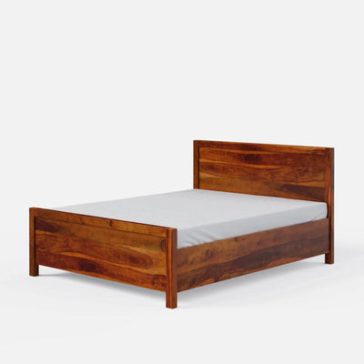 Classic Solid Wood King & Queen Size Storage Bed - D'DASS Store