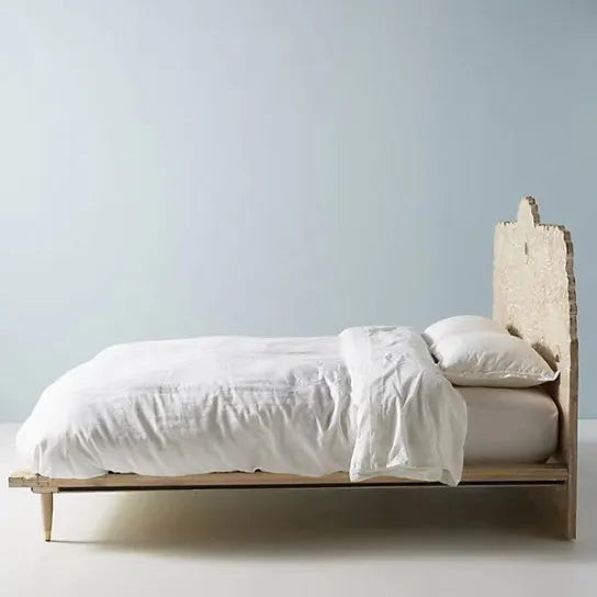 Farm Style Solid Wood King & Queen Size Bed - D'DASS Store