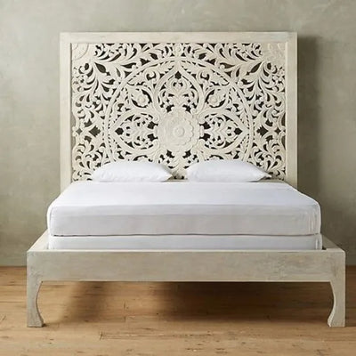 Morocco Solid Wood King & Queen Size Bed - D'DASS Store