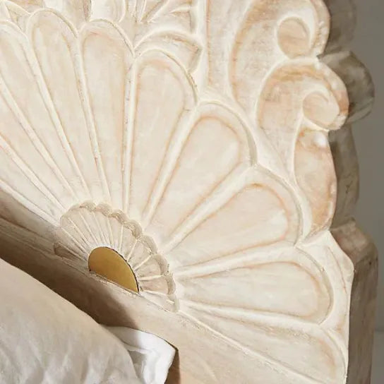 Farm Style Solid Wood King & Queen Size Bed - D'DASS Store