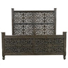 Odis HandCarved Wooden King & Queen Size Bed